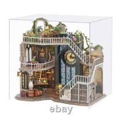 Wooden 3D Dollhouse Puzzle Room Model with Furniture for Kids & Home Décor