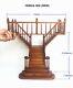 Y Staircase 112 Scale Miniature Wooden Dollhouse Stair Wn With Rails For 9-10
